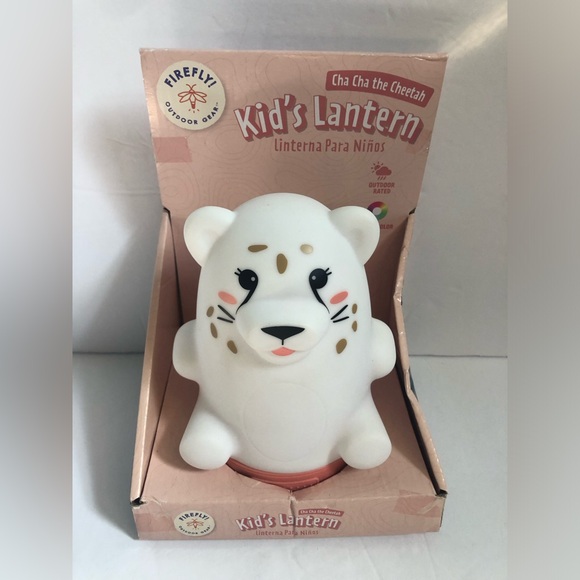 Cha Cha the Cheetah Kid's Lantern Night Light New Firefly Pitdoor Gear # - Picture 1 of 7